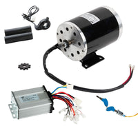 #T8F 500W 24V electric motor kit+Base Reverse Control+Thmb Throttle+Key Go-Kart