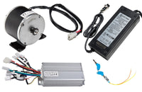 Electric Scooter GoKart Motor Kit Currie 48V 900W Base Controller Pedal Charger