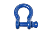 8 Pack 5/8" Blue Bow Shackle Tow D-Ring w 3/4" Clevis Screw Pin WLL 7000 lbs