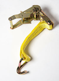 Ratchet Strap 1.5"x15' 4000lb J Hook Heavy Duty Tie Down f Cargo ATV UTV 1.5x15