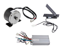 Electric Motor Overvolt Kit Currie base 48V 900W w Reverse Controller and Pedal