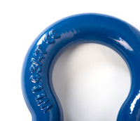3/4" Blue D-Ring Bow Shackle 10500LB w Blue Plastic noise vibration Protector