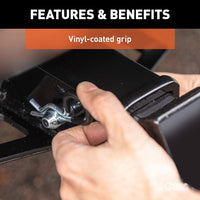 x10 5/8" Trailer Hitch Pin & Clip for 2" Receiver Heavy Duty Tow Towing Capacity