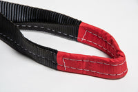 Tow Strap 10 ft  BLACK 3" 26000lbs 12T winch tree saver protector off-road 3x10