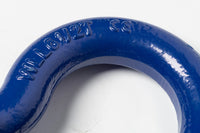 Two Open Box BLUE D-Ring 7/8" Bow Shackle w black pin 10500 LB Capacity Jeep CJ