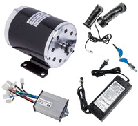 500 W 24 V electric motor kit w base+controller+Throttle+charger+Keylock switch