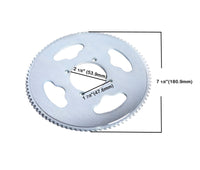 Sprocket chain wheel drive gear rear roller #25 89T 4 hole GoKart w 1" Hub