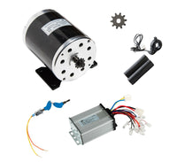 #35 500W 24V electric motor kit w Base Reverse Control+Thmb Throttle+Key Go-Kart