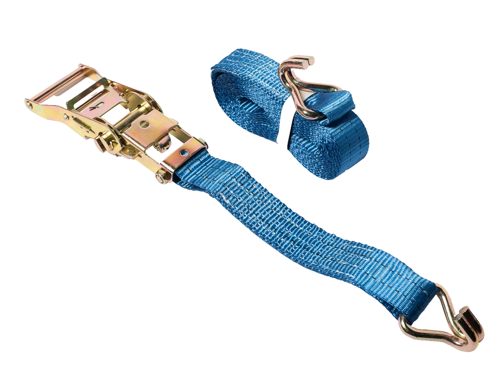 Ratchet Strap 1.5"x15' 4000lb J Hook Heavy Duty Tie Down f Cargo ATV UTV 1.5x15