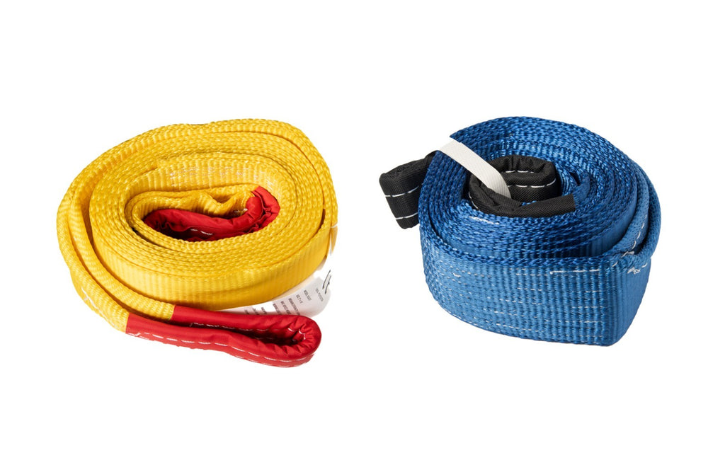 3" 10 ft winch tree saver protector combo 20000 & 20000 lbs Tow Strap off-road