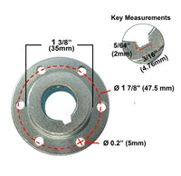 3/4" Axle Shaft Hub Adapter Sprocket Wheel 6 hole fix Drive keyed Axel GoKart
