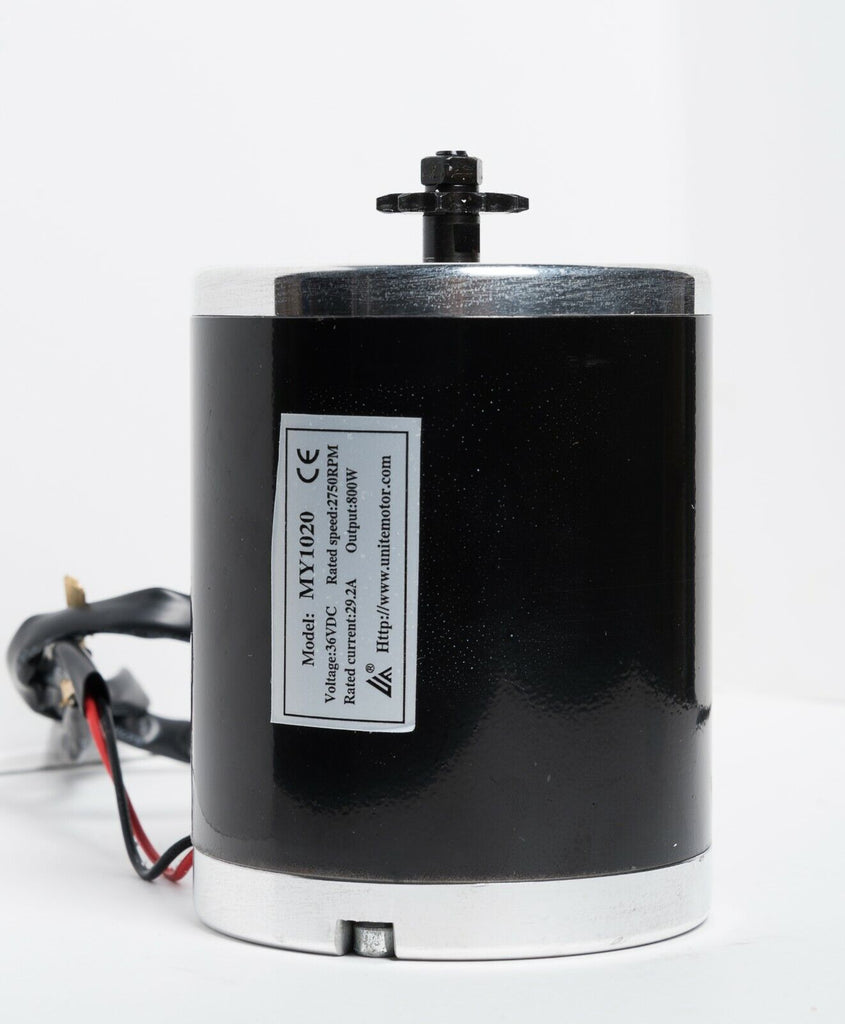 UNITE MY1020 29.2A 800W 36V electric motor w T8F 8mm sprocket f scooter GoKart