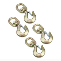 10 Pack Swivel Eye Hook G70 w Latch 5/8" Alloy Steel 3Ton Hoist Lifting Rigging