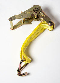 4x Ratchet Strap 1.5"x15' 4000lb J Hook Heavy Duty Tie Down Cargo ATV UTV 1.5x15