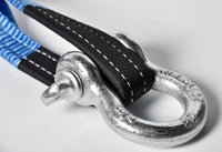 3" 26000 lbs 12T Tow Strap 20ft winch off-road recovery+Galvanized Shackles 3x20