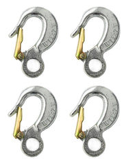 4 pack Sling Hook With Safety Latch  2 Ton WLL  New Rigging Pulley Heavy Duty