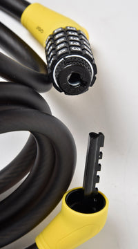 Combination Lock Coiled Cable Bicycle Motorcycle Scooter Made in France bracket