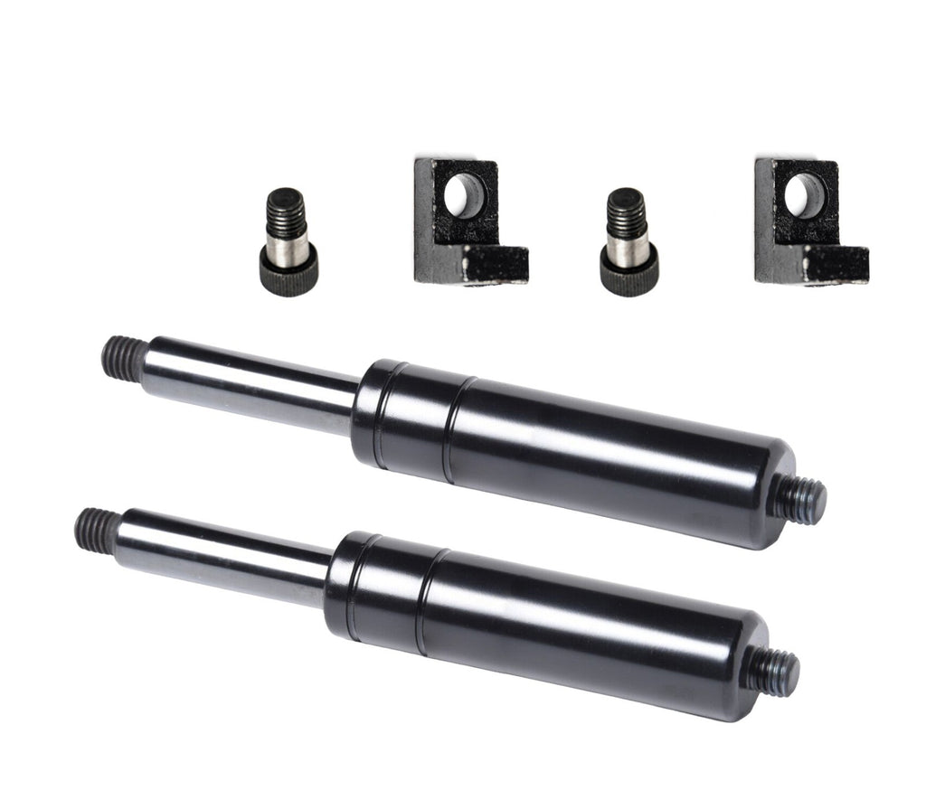 2x Lambo Door Gas Shock M12 1000 LBS 7 3/4" Long Vertical Door w L-Fittings