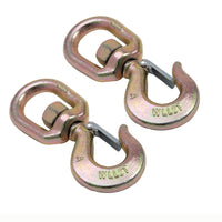 4 Swivel Eye Hook 2 Ton Hoist Lifting Rigging G70 w Latch 5/8" Alloy Steel Crane