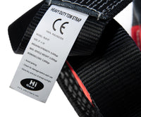Tow Strap 10 ft  BLACK 3" 26000lbs 12T winch tree saver protector off-road 3x10