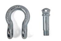 2x Bow Shackles 3/4"+Blue Plastic Anti Noise Vibration Protector Screw Pin 4.75T