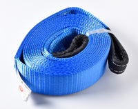 3" 26,000lbs Tow Strap 20 ft off-road snatch recovery w D-Ring Bow Shackle