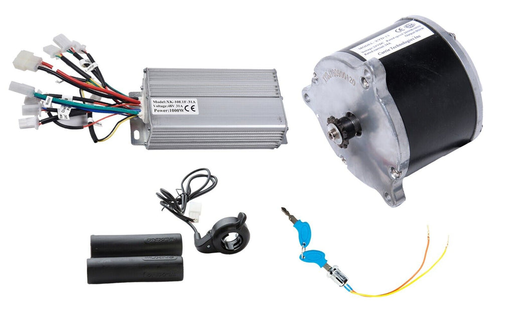 Electric Scooter Kart Motor Overvolt Kit Currie Face 48V 900W Controller Throttl