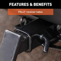 x10 5/8" Trailer Hitch Pin & Clip for 2" Receiver Heavy Duty Tow Towing Capacity