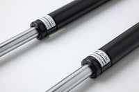 Pair lambo door shocks 11" 750 lbs Mustang 94-04 w L Fittings