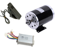 Electric Motor 1000W 48V +Speed Control Yalu+Foot Pedal II Throttle