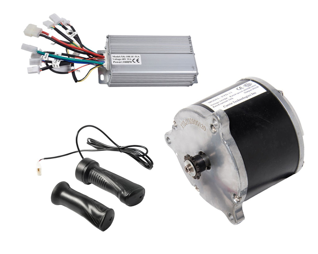 Electric Scooter Kart Motor Overvolt Currie 48V 900W Reverse Controller Throttle