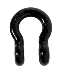 3/4" Black D-Ring Bow Shackle 10500LB w Blue Plastic noise vibration Protector