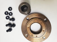 Free wheel threaded Large Size w hub adapter f 1" shaft axle  4 holes