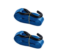 8 pack Ratchet Tie-Down Straps 1"x15' Blue f Motorcycle Kayak 1x15 1500lbs 680Kg