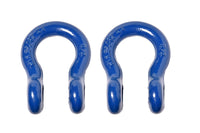 8 Pack 5/8" Blue Bow Shackle Tow D-Ring w 3/4" Clevis Screw Pin WLL 7000 lbs