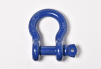 Open Box Blue 7/8" 6.5T Clevis Screw Pin Anchor Bow Shackle Rigging 14000lbs 4x4