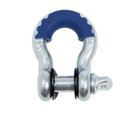 3/4" Galvanized D-Ring Bow Shackle 10500LB w Blue noise vibration Protector