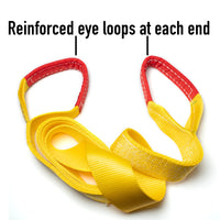 3" 10 ft winch tree saver protector combo 20000 & 20000 lbs Tow Strap off-road