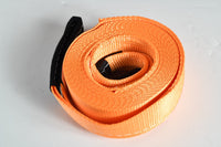 Three(3) 3" 6.5T Tow Orange Strap 20 ft winch sling off road UTV snatch recovery