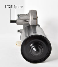 12V  Electric Worm Motor High Torque DC Wiper Left Angle Reversible 35 50 RPM