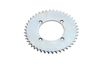 T8F 8mm 44T 4 hole Sprocket chain drive gear+Free wheel w 1" hub adapter