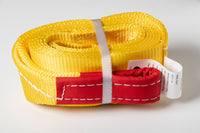 3" 20000lbs 3x10 Tow Strap w D-Ring 10ft tree saver protector offroad recovery