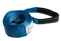 Tow Strap Winch Tree Saver 3" BLUE 12T 26000lb 3x10 ft protector SUV Truck Snow