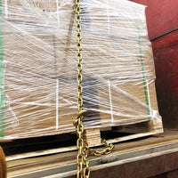 2x 20ft Transport Tow Chain 5/16" Grade G70 Tie Down Binder G7+End Hooks Rigging