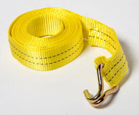 8x Ratchet Strap J Hook 15' Tie Down Cargo 4000lb 1.5" Heavy Duty ATV UTV 1.5x15