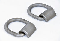 2x D Ring 1/2" Weld-On Tie Down Flatbed Truck Trailer Ratchet Strap Cargo Anchor