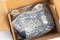 Bow Shackle D-Ring Blue 7/8" w 1" Galvanized Zinc Clevis Screw Pin 14000 lbs