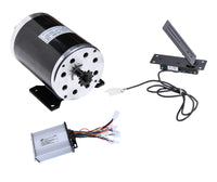 Motor 1000 W 48V w mounting base DC electric w Speed Controller and Foot Pedal