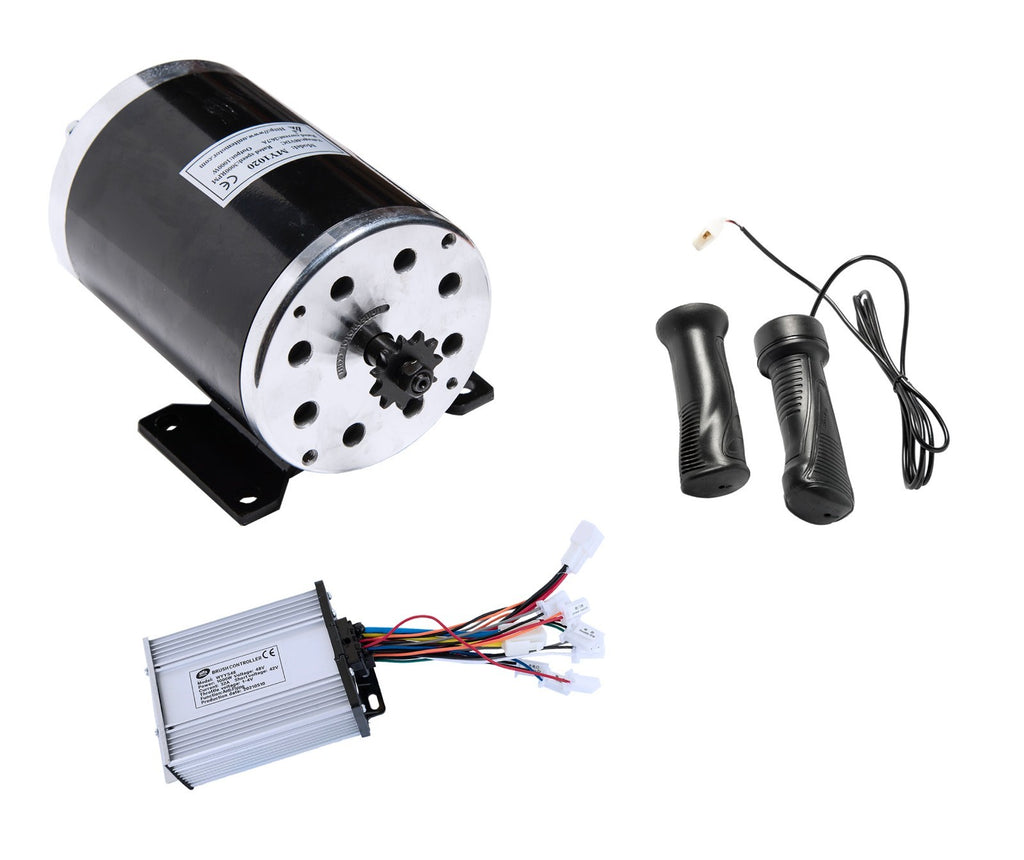Motor 1000 W 48V w mounting base DC electric Speed Controller and Twist Throttle