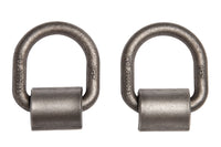 (8) Tie Down 1/2" D Ring Weld-On Flatbed Truck Trailer Ratchet Strap Cargo